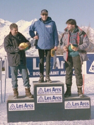 podium aux Arcs