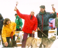 Podium nordique 6 chiens